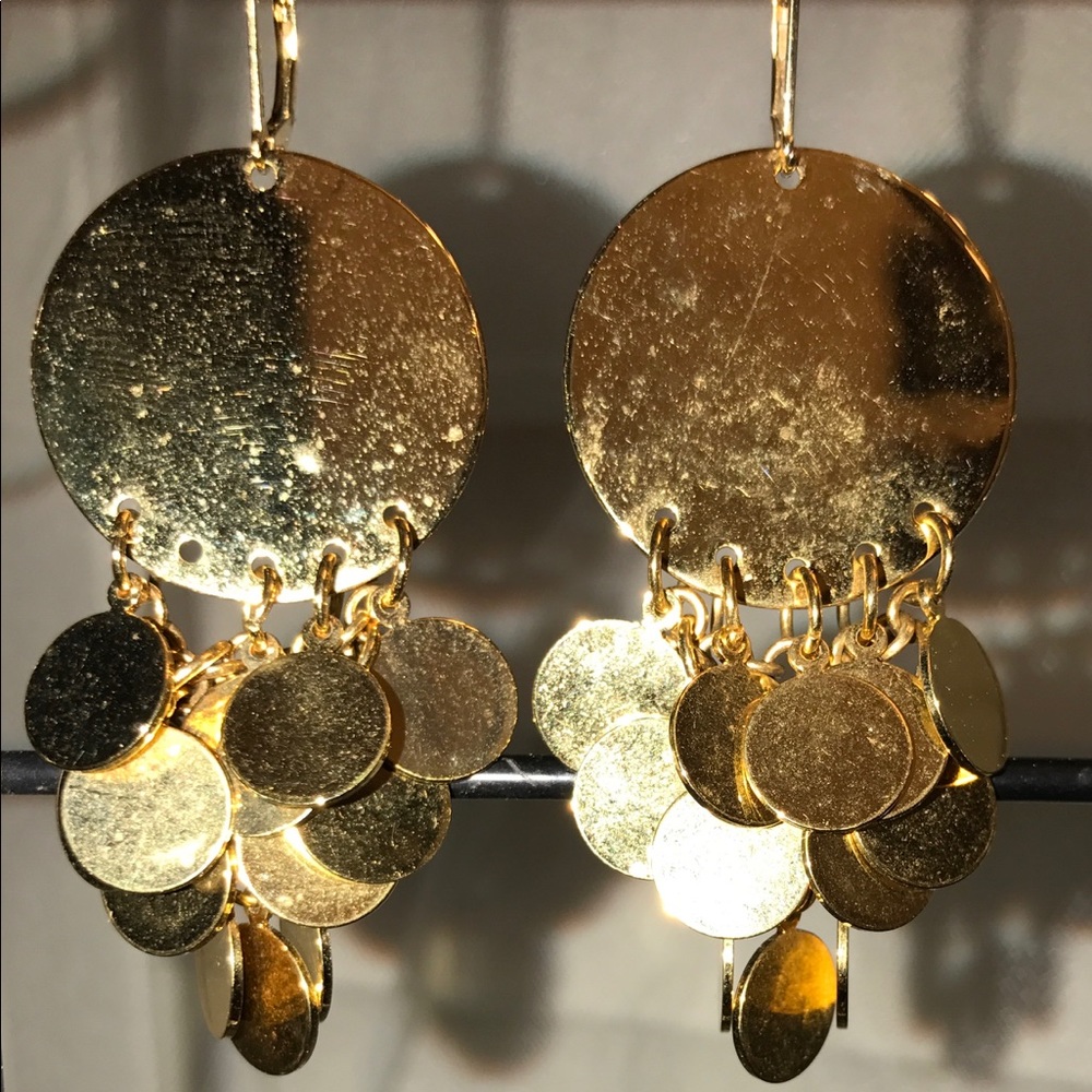 Golden Ear Rings - Picture 2 of 3